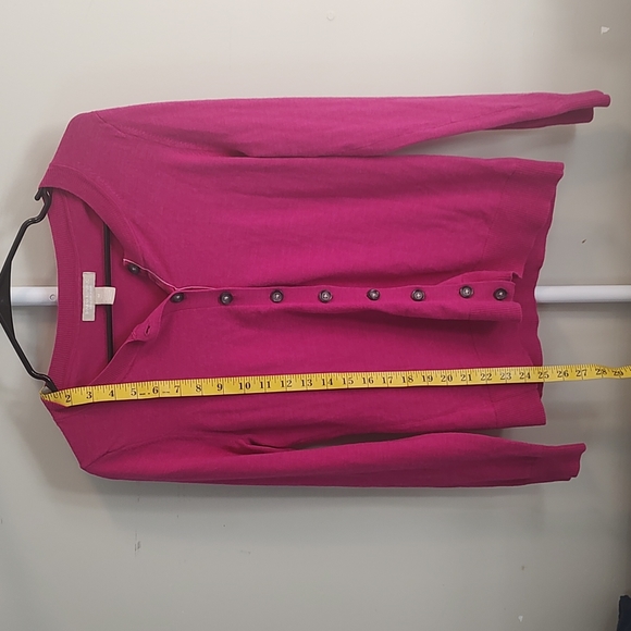 Banana Republic purple cardigan sweater medium - Picture 3 of 8